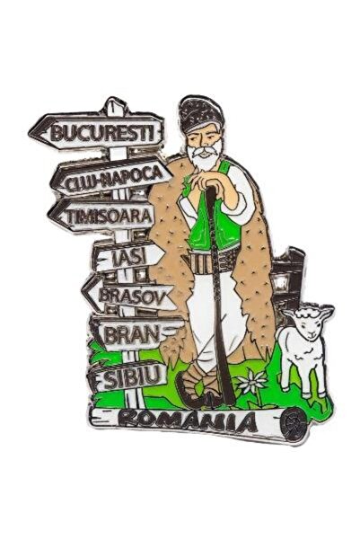 Magnetella Souvenirs Magnet de frigider. Romania. Ciobanas MB099