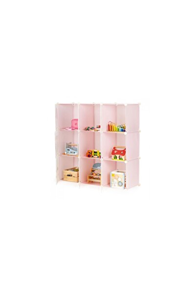 Mercaton Modular Rack with 9 Compartments for Children's Room Ecotoys 09E