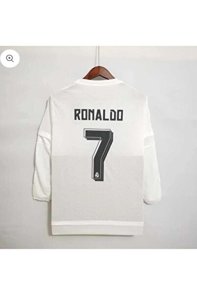 Forma R.e.a.l.m.a.d.r.i.d 2014 Lizbon Şampiyonlar Ligi RONALDO Forması (UZUN-...