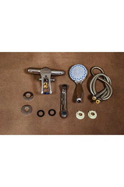 Trendy's Ανεξάρτητη μπαταρία μπανιέρας, με δύο εισόδους, μονού μοχλού TRENDY S