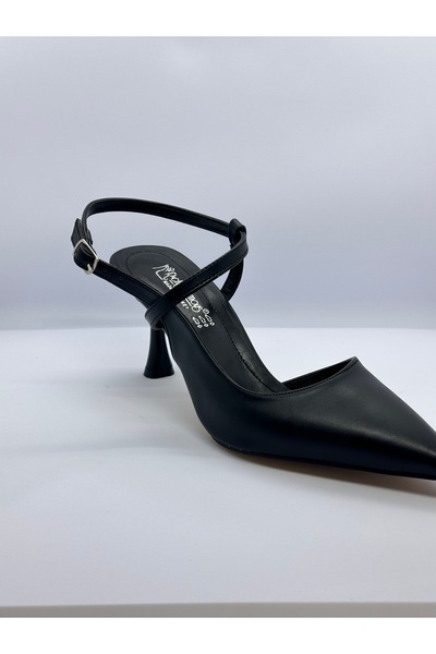 Dolunay shoes bilekten bağlamalı topuklu ayakkabısı