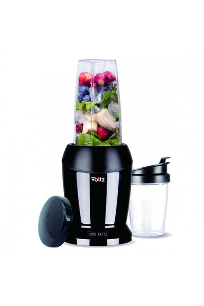 Voltz Oliver OV51162D Nutri Blender, 1200 W, 2 cups, BPA-free, 1l/800 ml, Ice crushing, Black