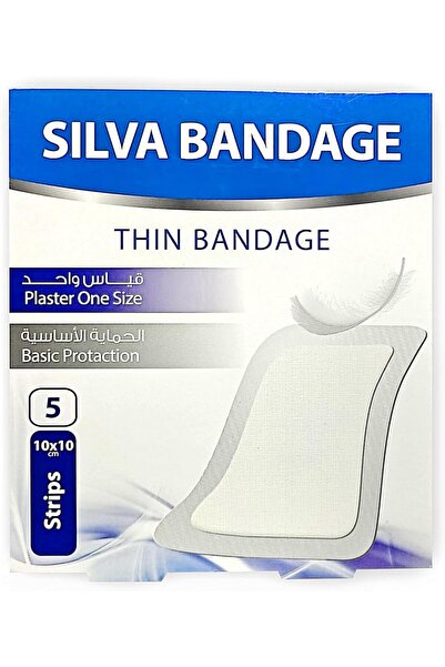 Silva Thin Dressing 10cm x 10cm by Silva, 5 Pieces, P-103