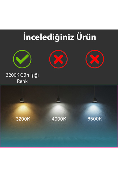 Merwish Flüt Aplik 35 cm LED Duvar Lambası 3200K Gün Işığı