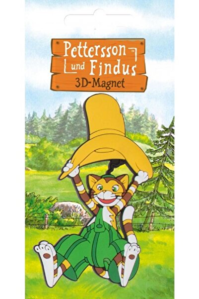 Troetsch Verlag Magnet 3D Pettson si Findus: Findus cu palarie