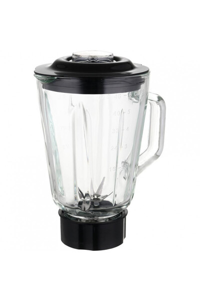 LARETTI Blender LR-FP7325, 500W, 1.5l, Stainless steel blades, 2 speeds+pulse, Lock mechanism, Black