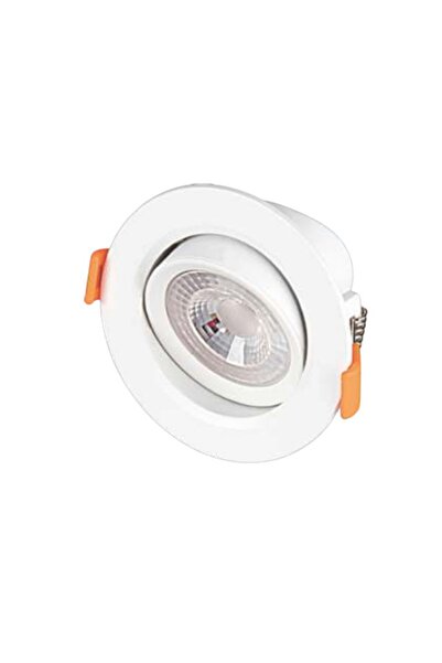 Huzur Elektrik Akik 7w 450lm 3200K Beyaz Kasa Günışığı Spot lamba Ct-5204-G