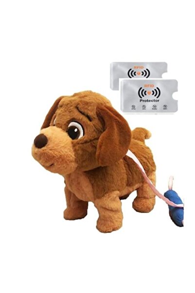 UnderShop Idea de plimbare interactivă pentru căței de pluș cu 2 huse RFID