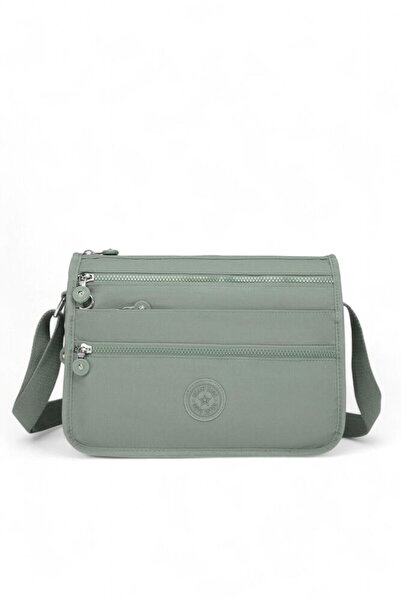 SMART BAGS حقيبة كروس نسائية باللون الأخضر المجعد SMK 1128