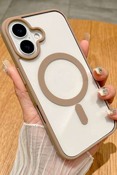 Nezih Case Apple iPhone 17 Uyumlu Magsafe Kablosuz Şarj Özellikli Silikon Kapak Kılıf