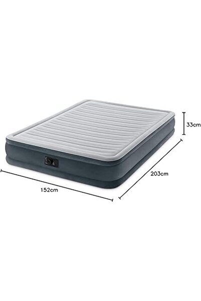 Intex Queen Comfort-Plush Airbed With Fiber-Tech Rp