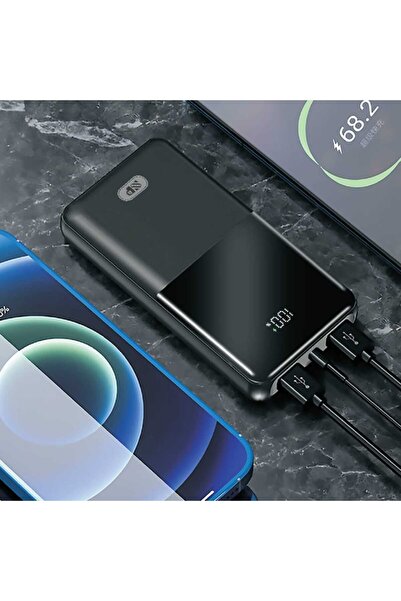 SP 10000mAh Portable Power Bank with LED Display, 22.5W Fast Charging Compatible with All Devices