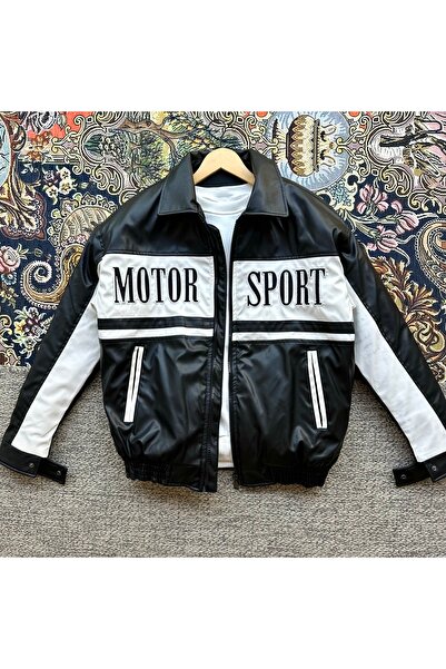 tiggirmoda Men's Oversize Leather Jacket