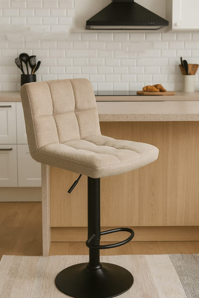 DEC49 كرسي بار دوار فاخر بالوان متعددة