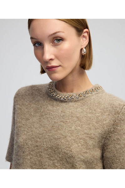 İpekyol Karma Stone Embroidered Knitwear