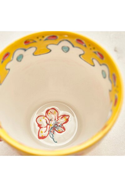 Generic Artful Bloom Stoneware Mug - 500 ml