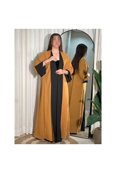 Black Season عباية لمى - دبل فيس بتصميم نص كلوش عصري | من بلاك سيزون