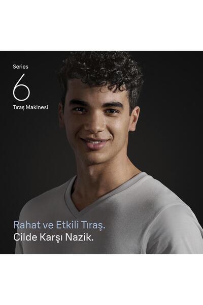 Braun Series 6 Elektrikli Tıraş Makinesi, Islak ve Kuru, Hassas Düzeltici Başlık, 62-B1200S