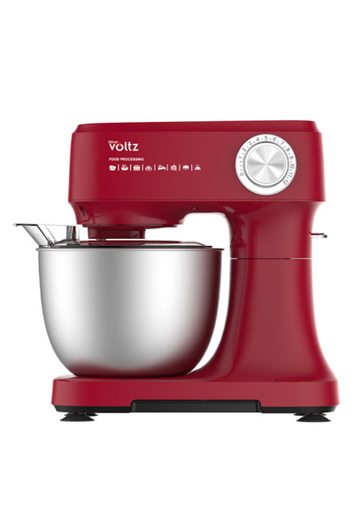Voltz Planetary mixer with Oliver OV51115I, 800W, 3.5l, 3 beaters, 12 speeds+Pulse, Red