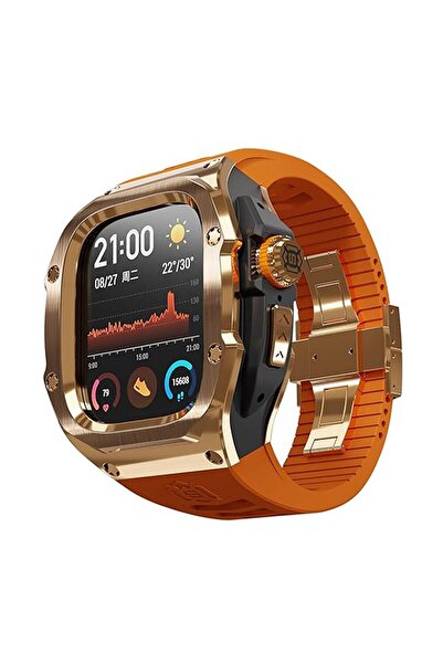 Stef's Cat Protective Case for Apple Watch Ultra/Ultra 2 + Strap, U75, Polycarbonate, Rose Gold