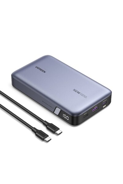 Stef's Cat Εξωτερική μπαταρία με ψηφιακή οθόνη, 20000mAh, USB, Type-C, 100W, ...