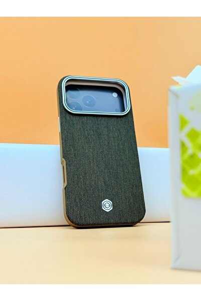 GENERAL جراب واقٍ من القماش الفاخر لهاتف iPhone 17 Pro Max - ملائم بشكل نحيف، واقي للكاميرا، مقاوم للصدمات