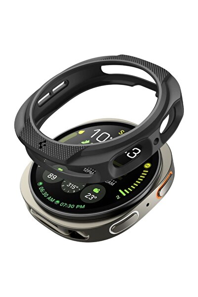 Stef's Cat Carcasă pentru Samsung Galaxy Watch8 40mm, Liquid Air, P44, Poliuretan, Negru Mat