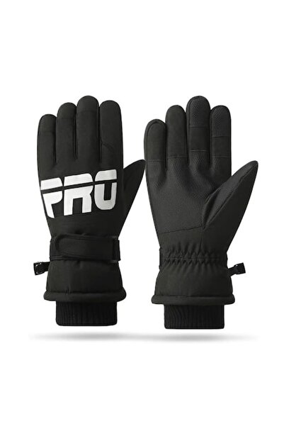 Stef's Cat Mănuși de schi pentru femei, mărimea M, impermeabile, negre