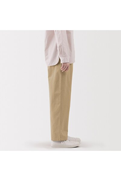 Muji Washed Cotton Easy Tapered Pants