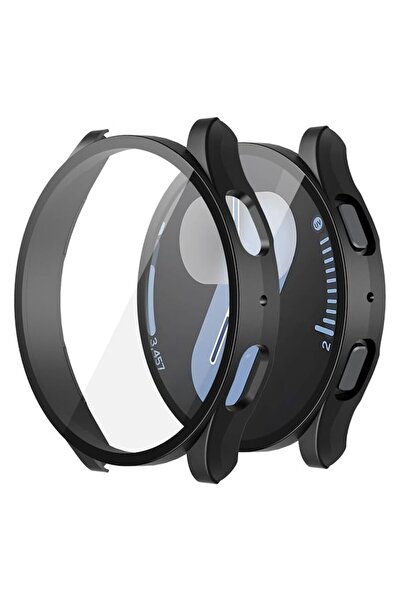 Stef's Cat Husa pentru Samsung Galaxy Watch7 44mm + Folie, L24, Policarbonat, Black