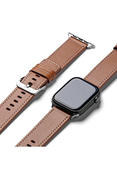 Stef's Cat Curea pentru Apple Watch 6 44mm, U51, Piele naturala, Brown