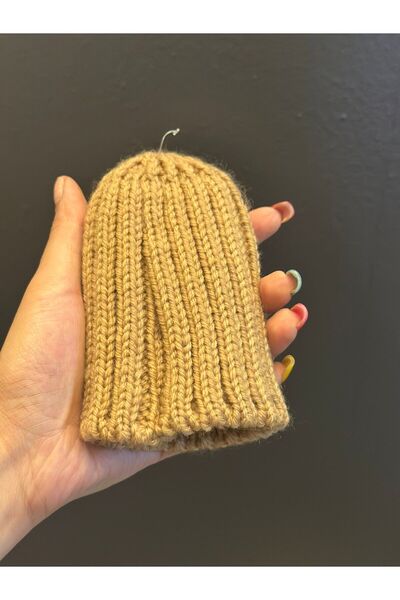 Gönülden Tasarım TRICOȚI TRICOTAT AMIGURUMI PĂLĂRIE PENTRU BEBĂ JUCĂRIE PĂLĂRIE PENTRU BEBĂ 14X8 CM MARO