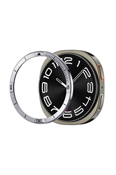 Stef's Cat Rama pentru Samsung Galaxy Watch8 44mm, Tune Pilot, P45, Metal, Silver