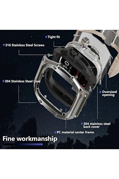 Danex Protective Case for Apple Watch Ultra/Ultra 2 + Strap, Q29, Lexgard, Golden