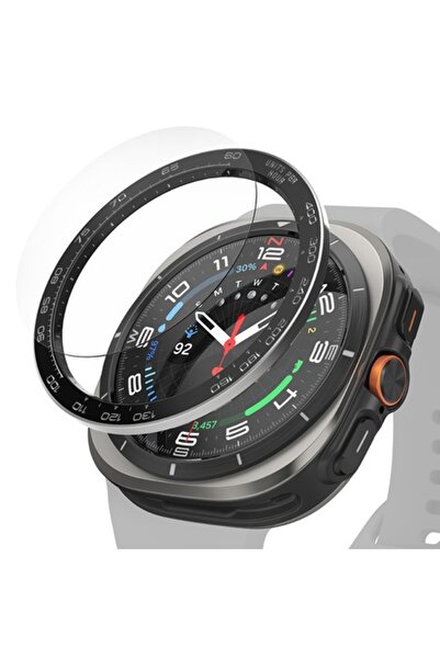 Stef's Cat Ramă pentru Samsung Galaxy Watch Ultra 47mm, U55, Metal, Negru