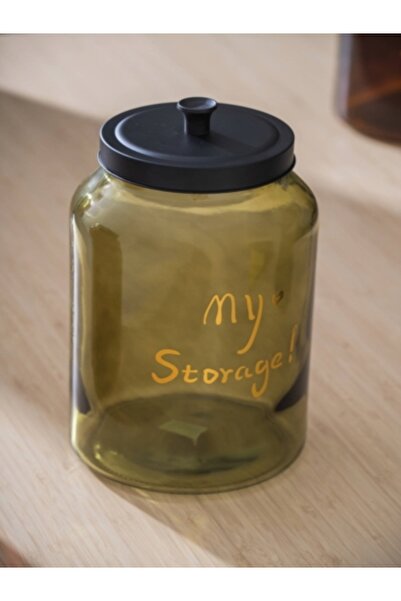 ACAR Pierre Metal Kapaklı Kavanoz 28 x 16 x 16 cm - 4000 ml