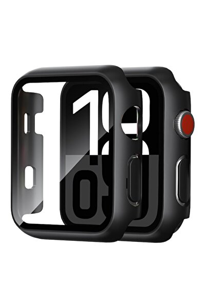Stef's Cat Case for Apple Watch 1/2/3 38mm + Screen Protector, L20, Polycarbonate, Black