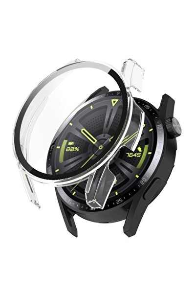 Danex Protective Case for Huawei Watch GT 3 46mm with Screen Protector (T51, Lexgard, Transparent)