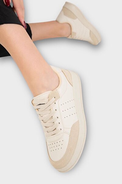 Liger Unisex Flat Light Sole Casual Sneaker Shoes Beige