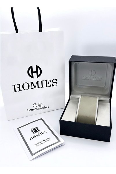 Homies Men's Watch Steel Strap Automatic Look Works All Functions.