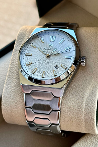 Store Steel Calendar Tissot Prx Model Silver Inside Turquoise Men's Watch with Box and Warranty