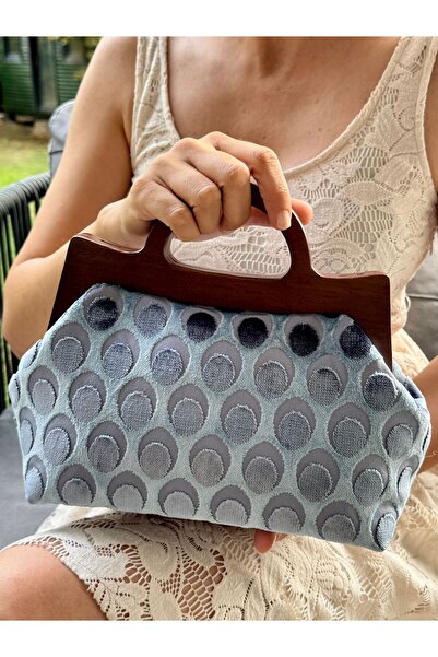 JOPHIEL Raphael - Wooden Scholar Fabric Bag, Clutch, Handbag, Portfolio, Women's Bag, Handbag