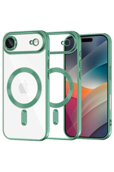 Stef's Cat Husă pentru iPhone 17 Air, Luxury Crystal MagSafe, F55, Poliuretan...