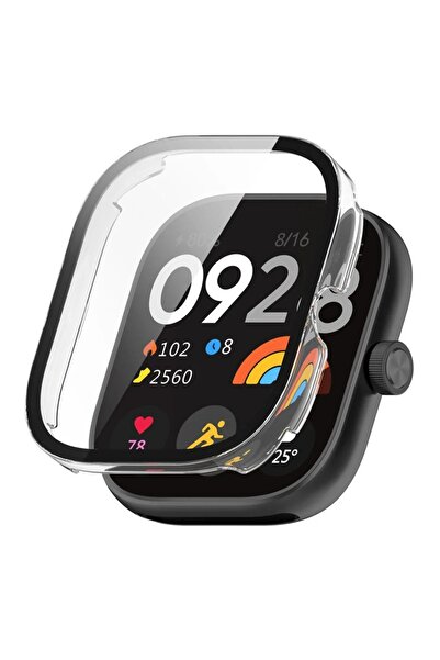 Stef's Cat Case for Xiaomi Redmi Watch 4 + Screen Protector, L14, Polycarbonate, Clear