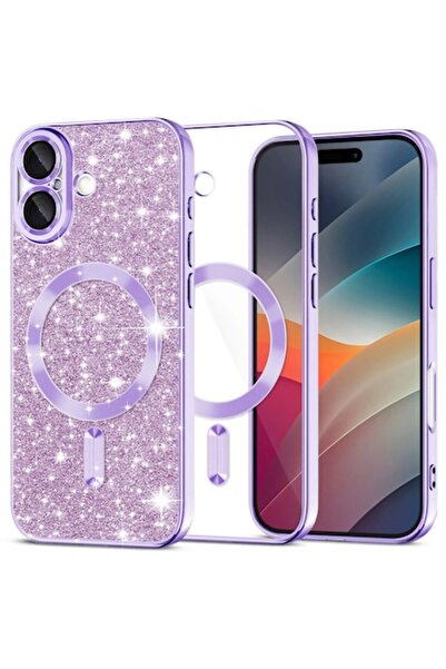 Stef's Cat Carcasă MagSafe de lux cu sclipici pentru iPhone 17, F71, poliuret...