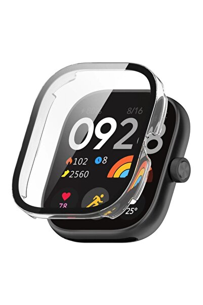 Stef's Cat Carcasă pentru Xiaomi Redmi Watch 4 + Protector de ecran, L14, Policarbonat, Transparentă