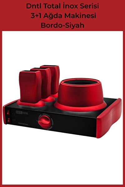 DNTL Total DntlTotal İnox Serisi Bordo-Siyah 3+1 Profesyonel Kuaför/Berber Ağ...