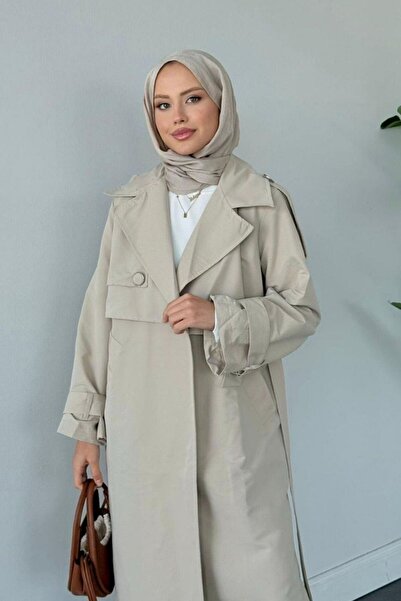 Sezi Moda Giyim Sonne Rüzgarlı Trenç