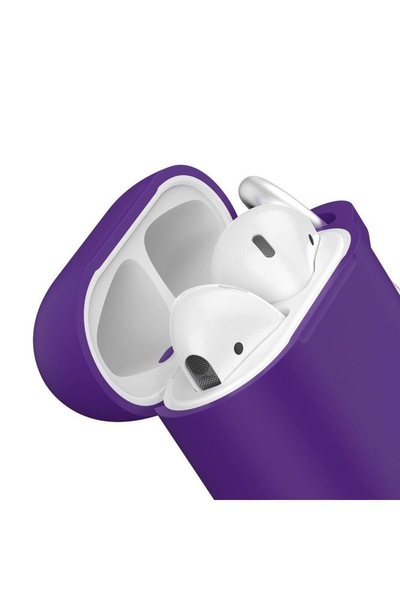 Stef's Cat Husa pentru AirPods 1, Liquid Silicone, V4, Silicon, Navy Blue