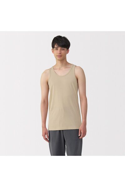 Muji Moisture Wicking Cotton Tank Top